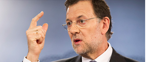 Spaniens premiärminister Mariano Rajoy. Foto: Daniel Ochoa de Olza/Scanpix